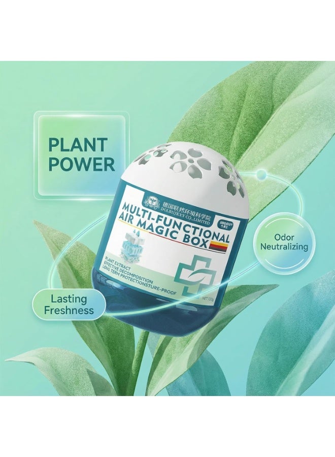 صندوق الهواء السحري متعدد الوظائف، 120 جرام لتنقية الهواء الداخلي وإزالة الغبار، تركيبة مستخلصة من النباتات، معطر متعدد الاستخدامات للمنزل، غرفة النوم، الخزانة، المكتب - Image 4